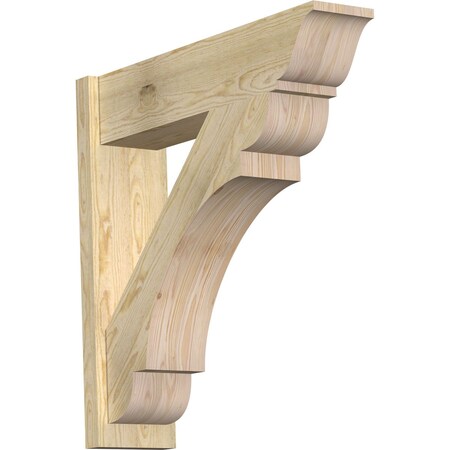 Ekena Millwork Olympic Rough Sawn Traditional Outlooker, Douglas Fir, 8"W x 32"D x 32"H OUT08X32X32OLY01RDF
